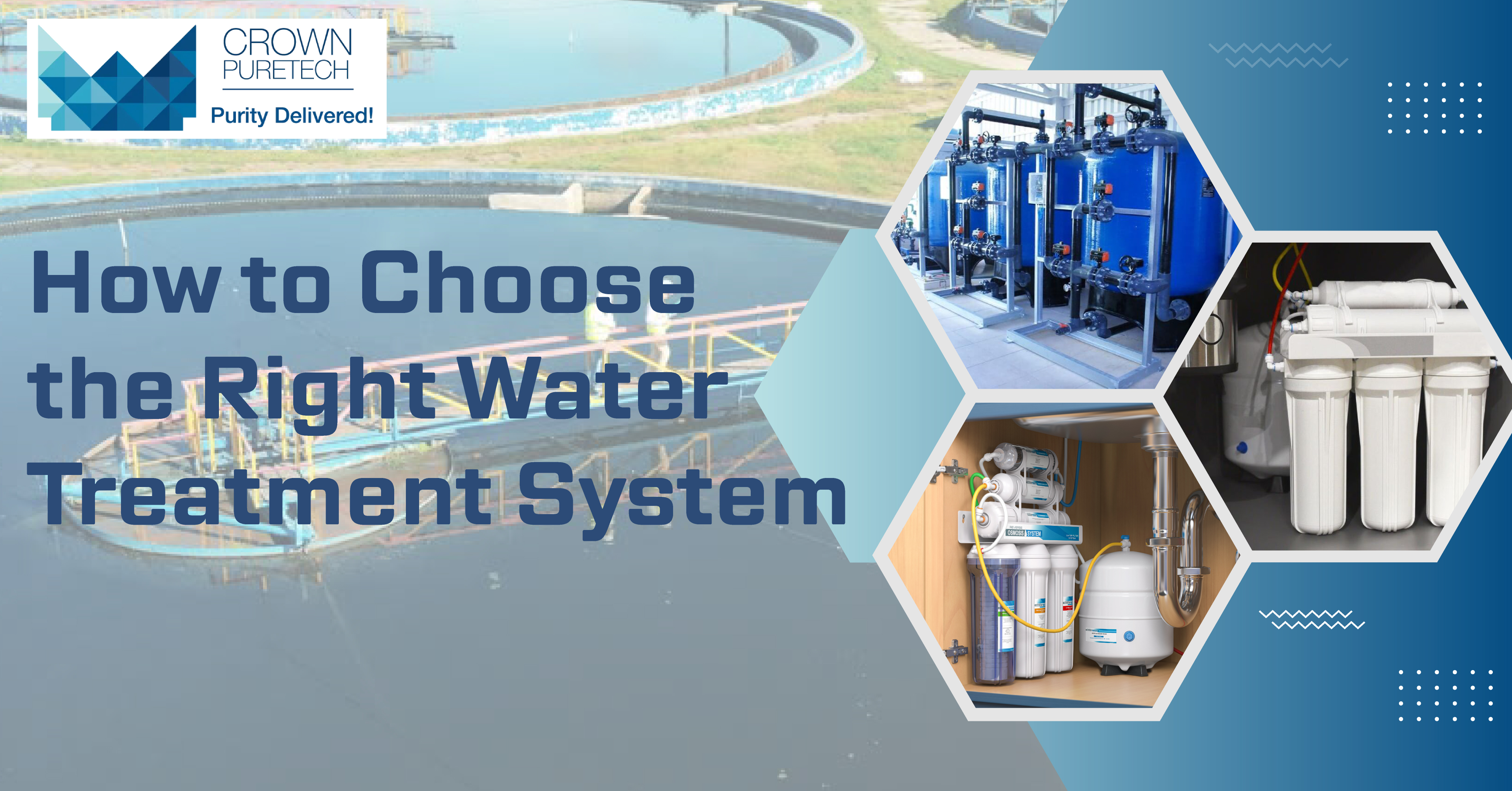 How to Choose the Right Water Treatment System - Crown Puretech