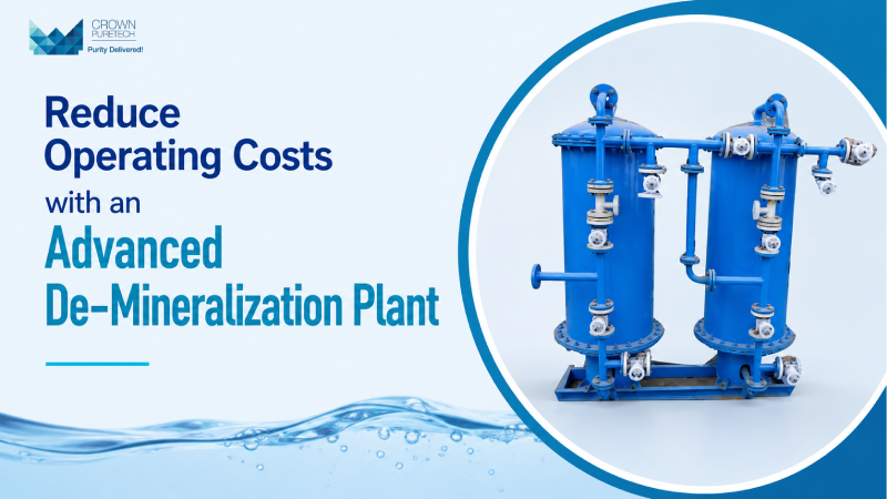 Reduce Operating Costs with an Advanced De-Mineralization Plant