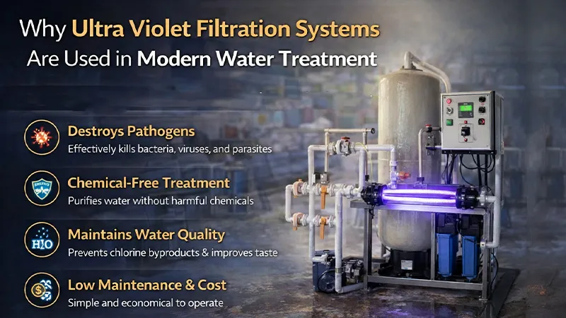 Why Ultra Violet Filtration Systems Are Used in Modern Water Treatment